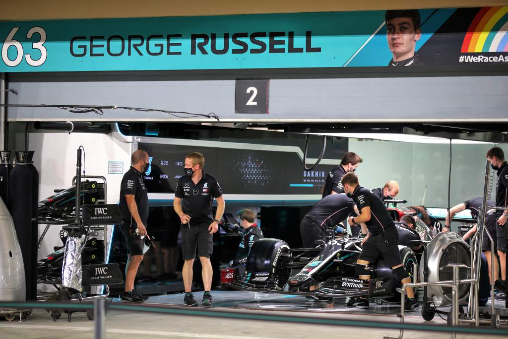 George Russell Mercedes Bahrain 2020