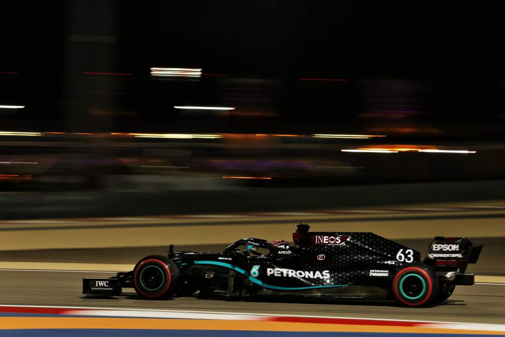 Russell fastest again in practice two, Bottas only 11th