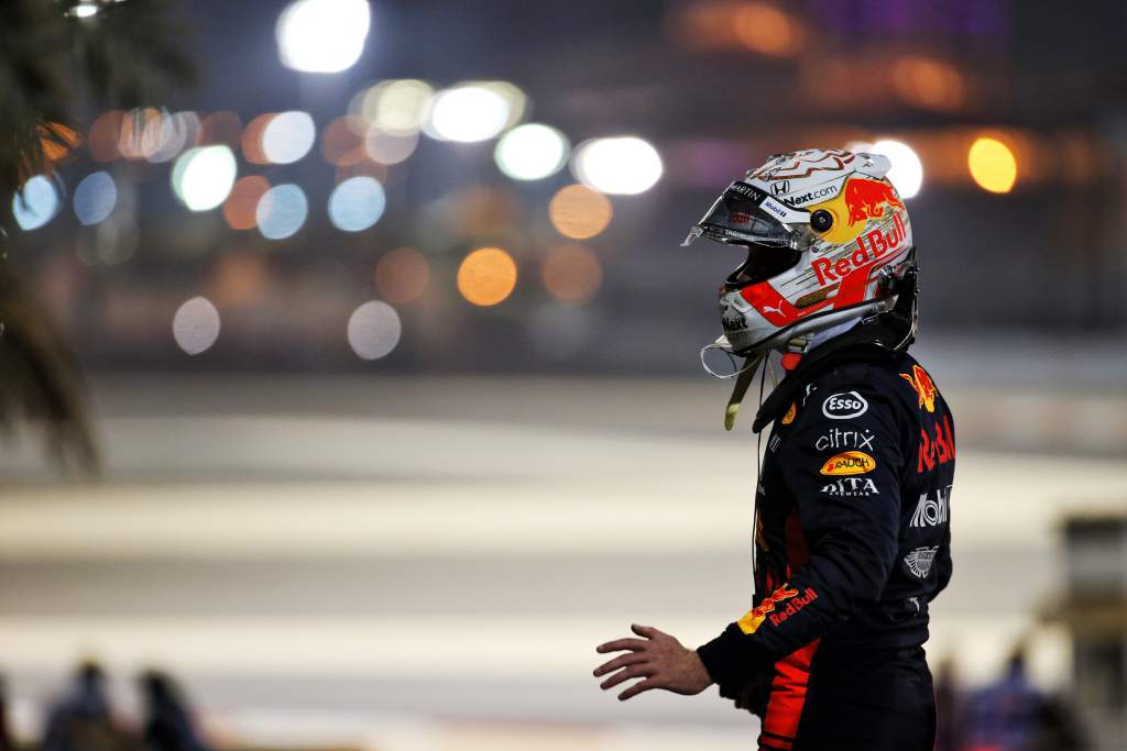 Max Verstappen Red Bull F1 2020 Sakhir GP crash