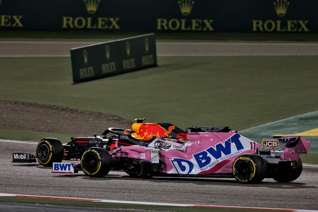 Sergio Perez Alex Albon Racing Point Red Bull F1 2020 Sakhir GP
