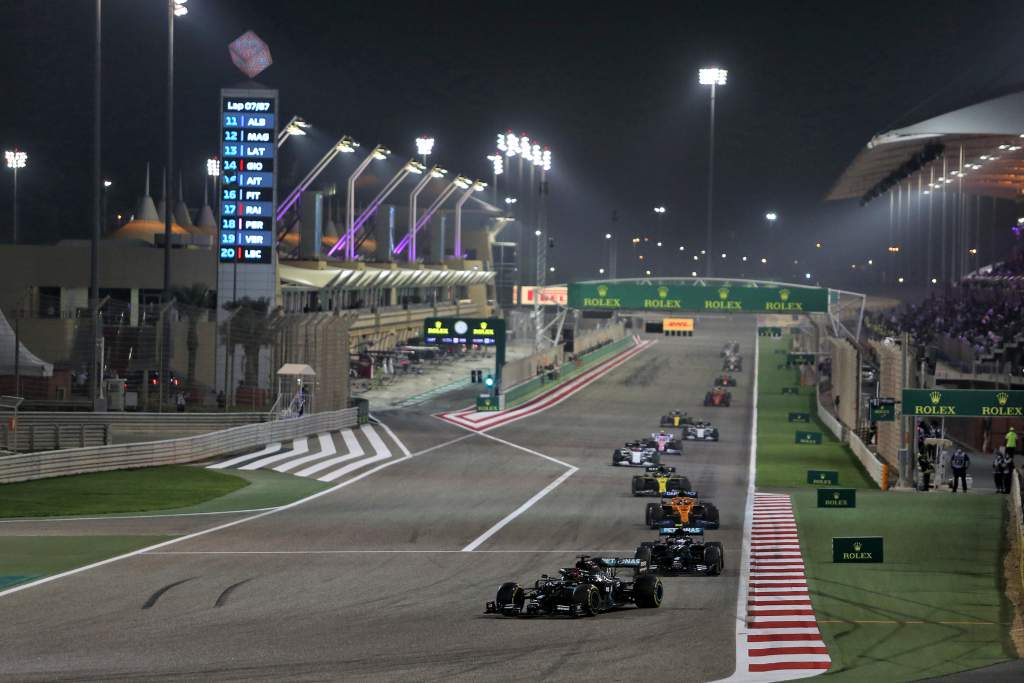 Motor Racing Formula One World Championship Sakhir Grand Prix Race Day Sakhir, Bahrain