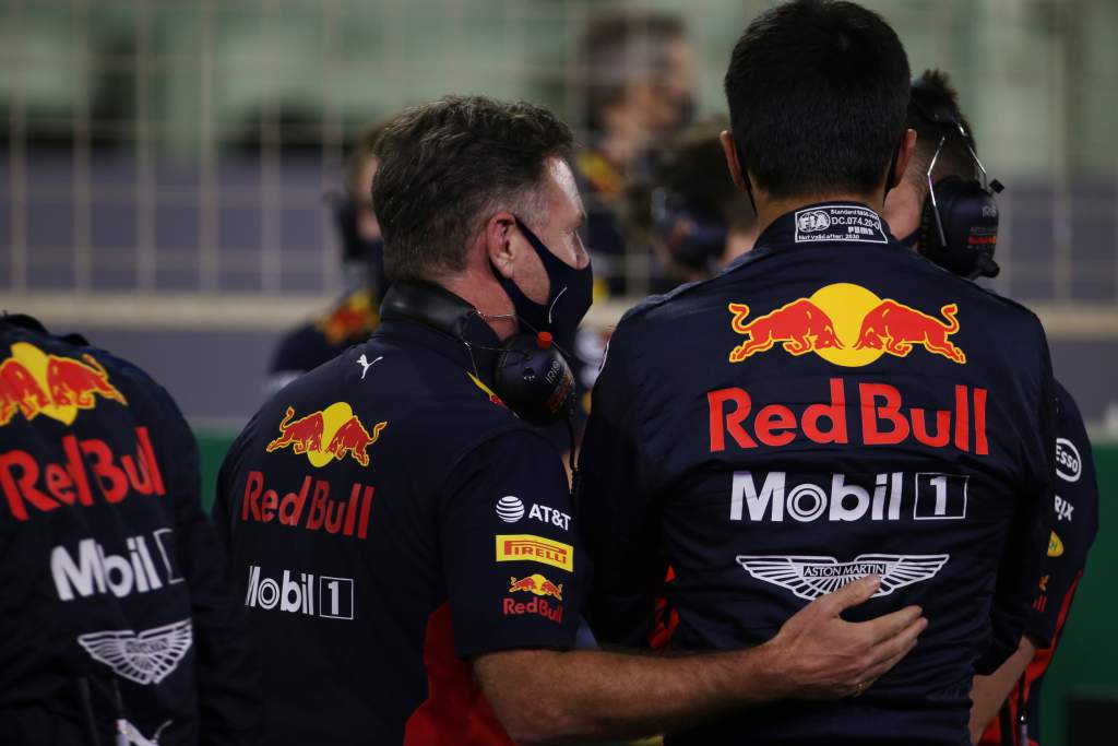 Christian Horner Alexander Albon Red Bull F1