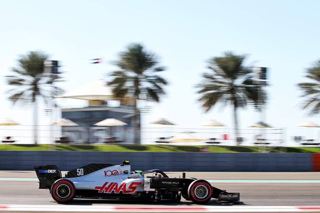 Mick Schumacher Haas Abu Dhabi Grand Prix practice 2020