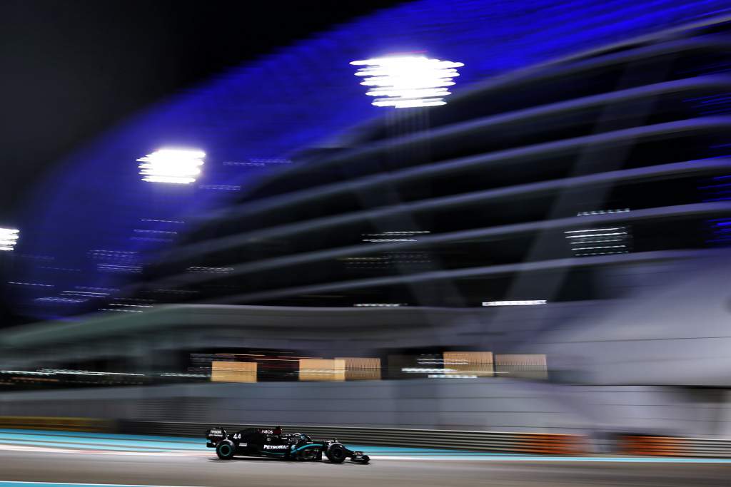 Lewis Hamilton Mercedes Abu Dhabi Grand Prix 2020