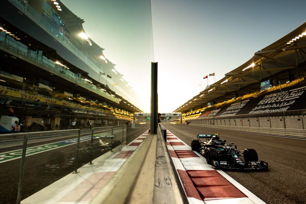 Valtteri Bottas Mercedes Abu Dhabi Grand Prix 2020