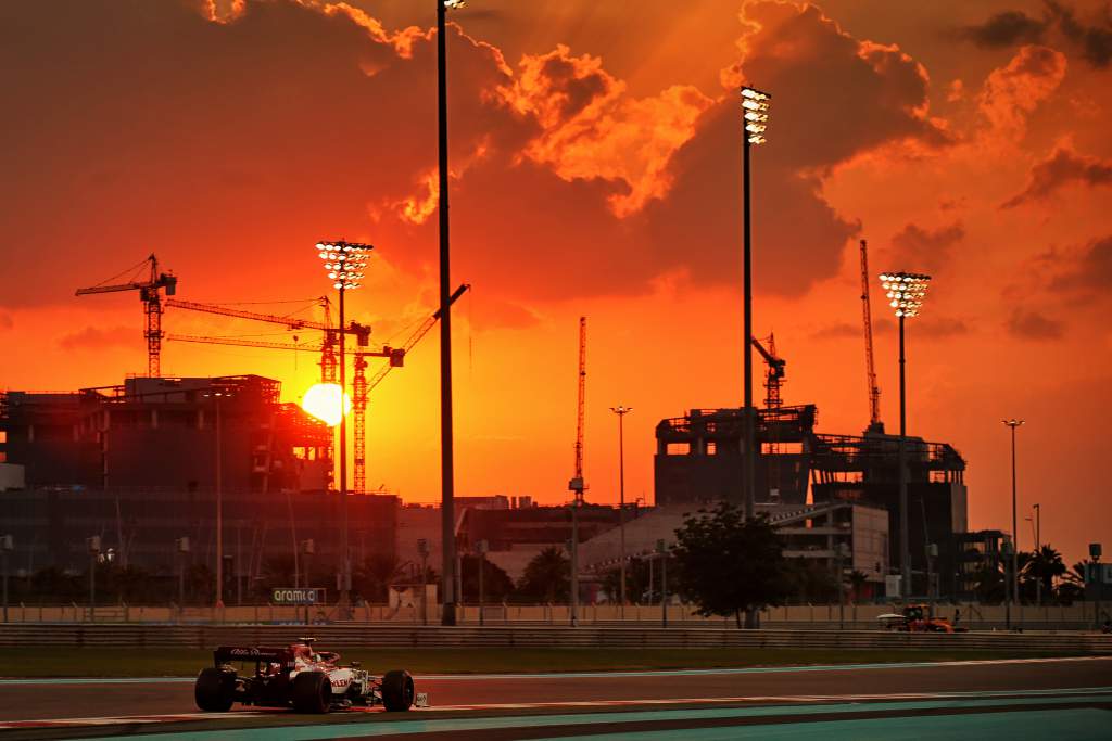 Antonio Giovinazzi Alfa Romeo Abu Dhabi Grand Prix 2020