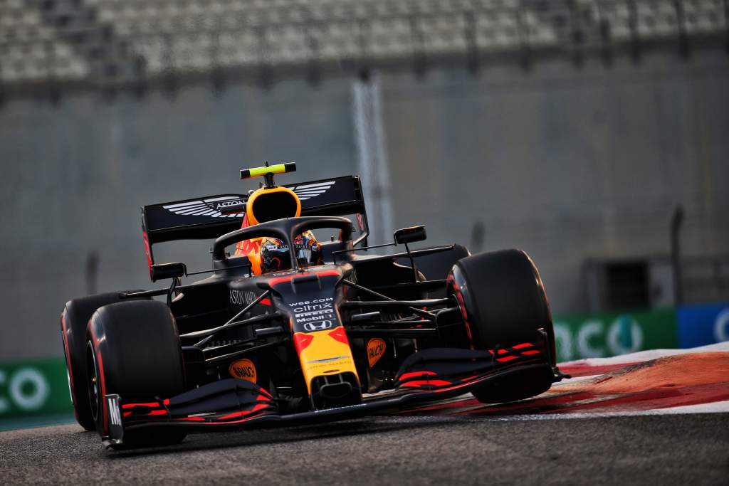 Alex Albon Red Bull Abu Dhabi Grand Prix 2020