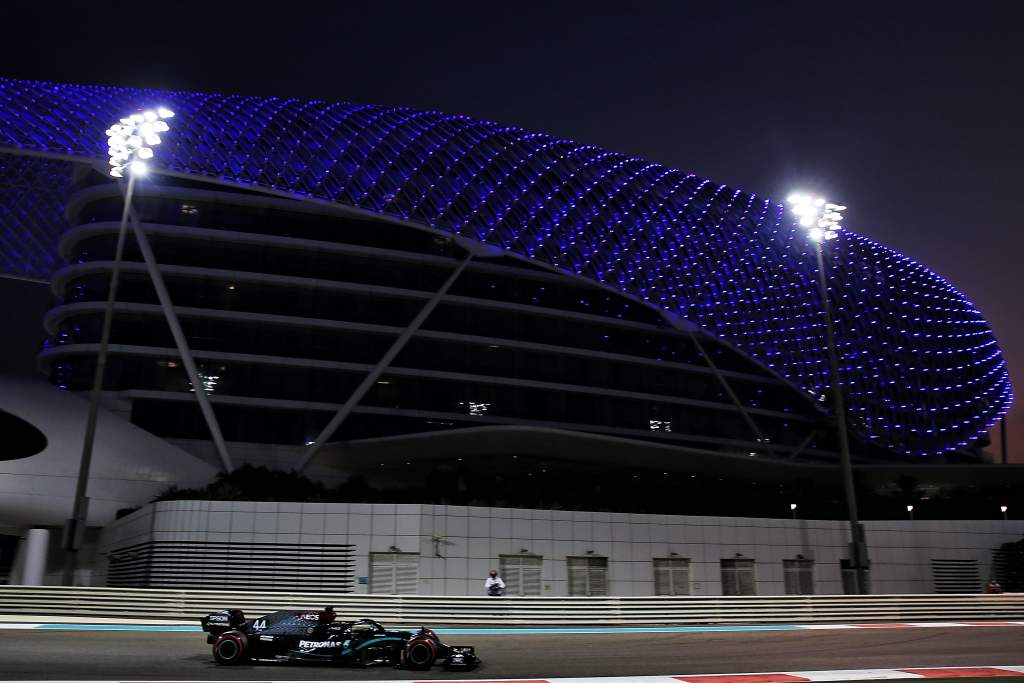 Lewis Hamilton Mercedes Abu Dhabi Grand Prix 2020