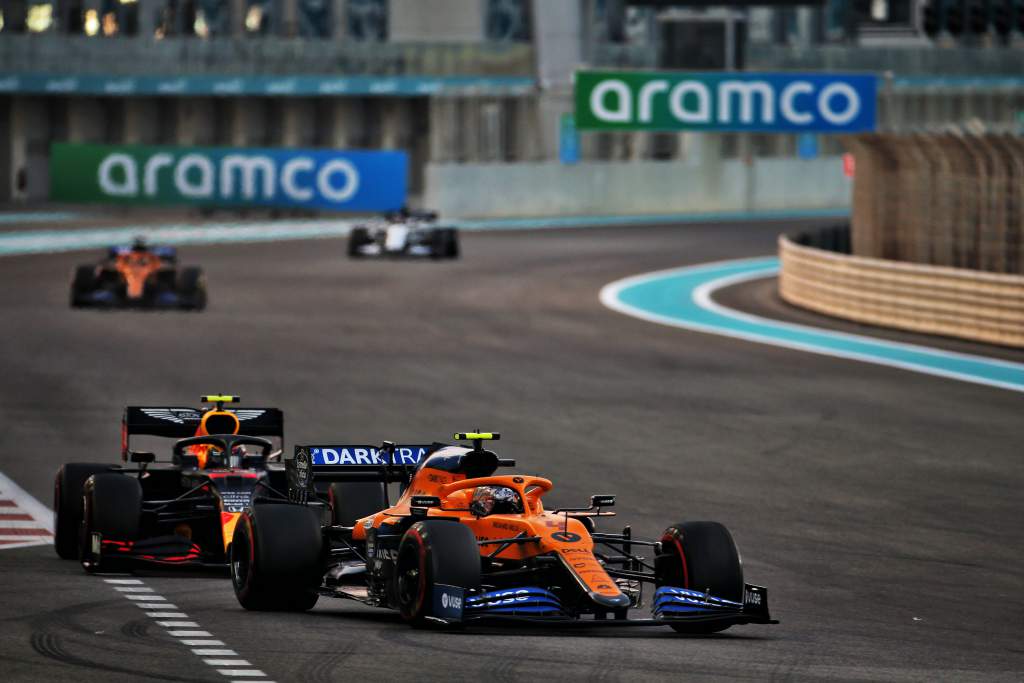 Lando Norris McLaren Abu Dhabi Grand Prix 2020