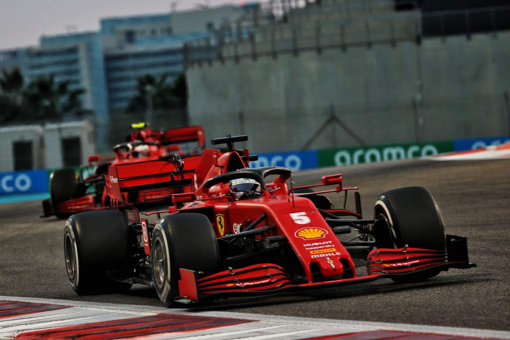 Sebastian Vettel Charles Leclerc Ferrari F1