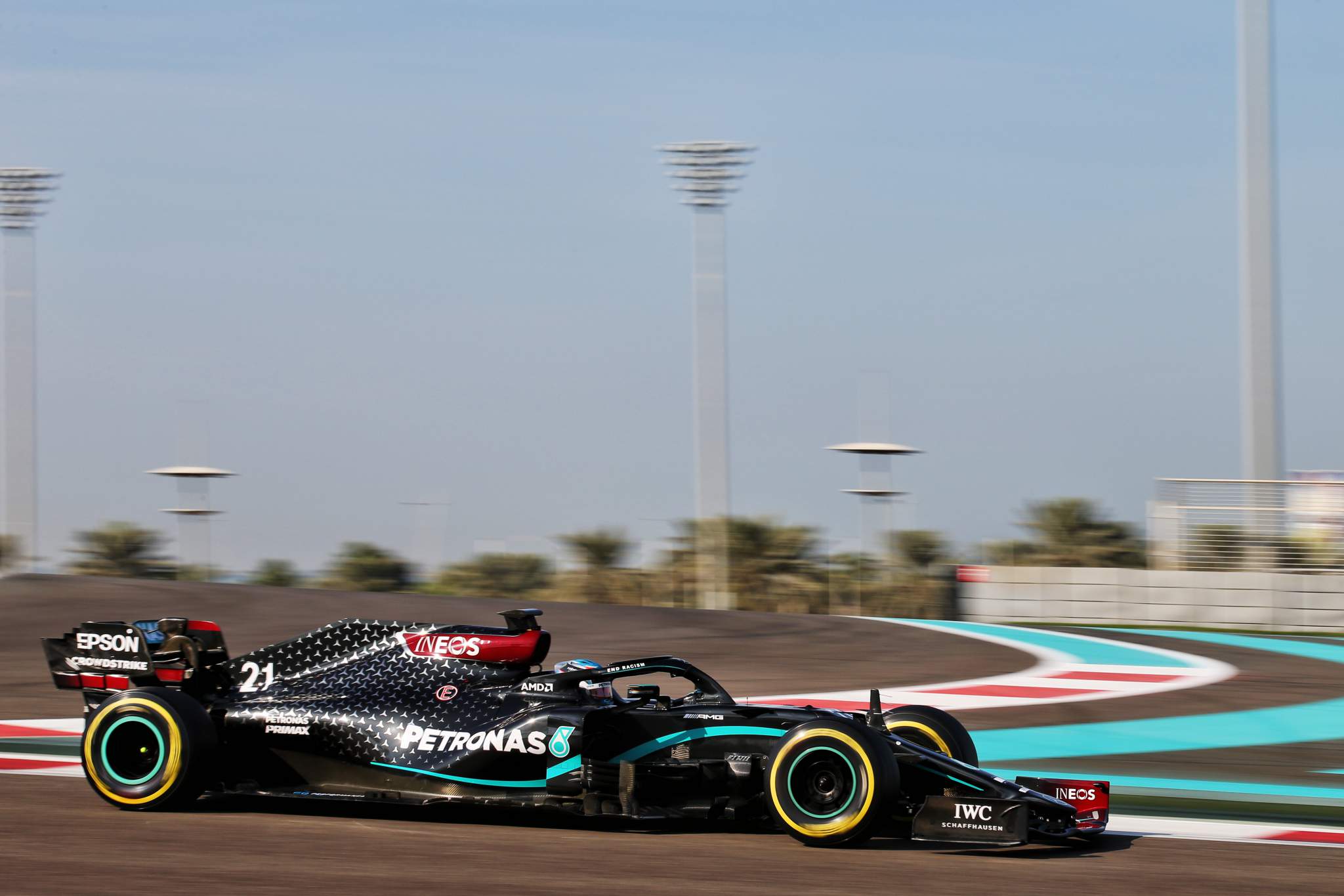 Nyck de Vries Mercedes Abu Dhabi F1 test 2020