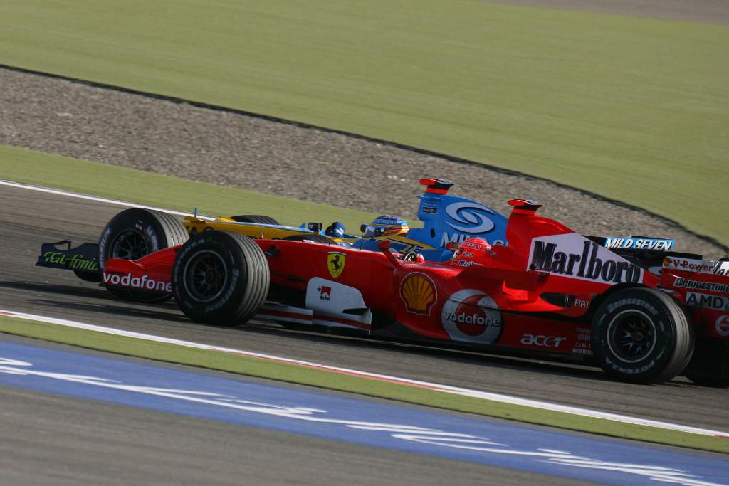 Fernando Alonso Michael Schumacher Renault Ferrari F1 2006