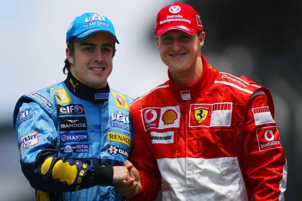 Fernando Alonso Michael Schumacher F1 2006