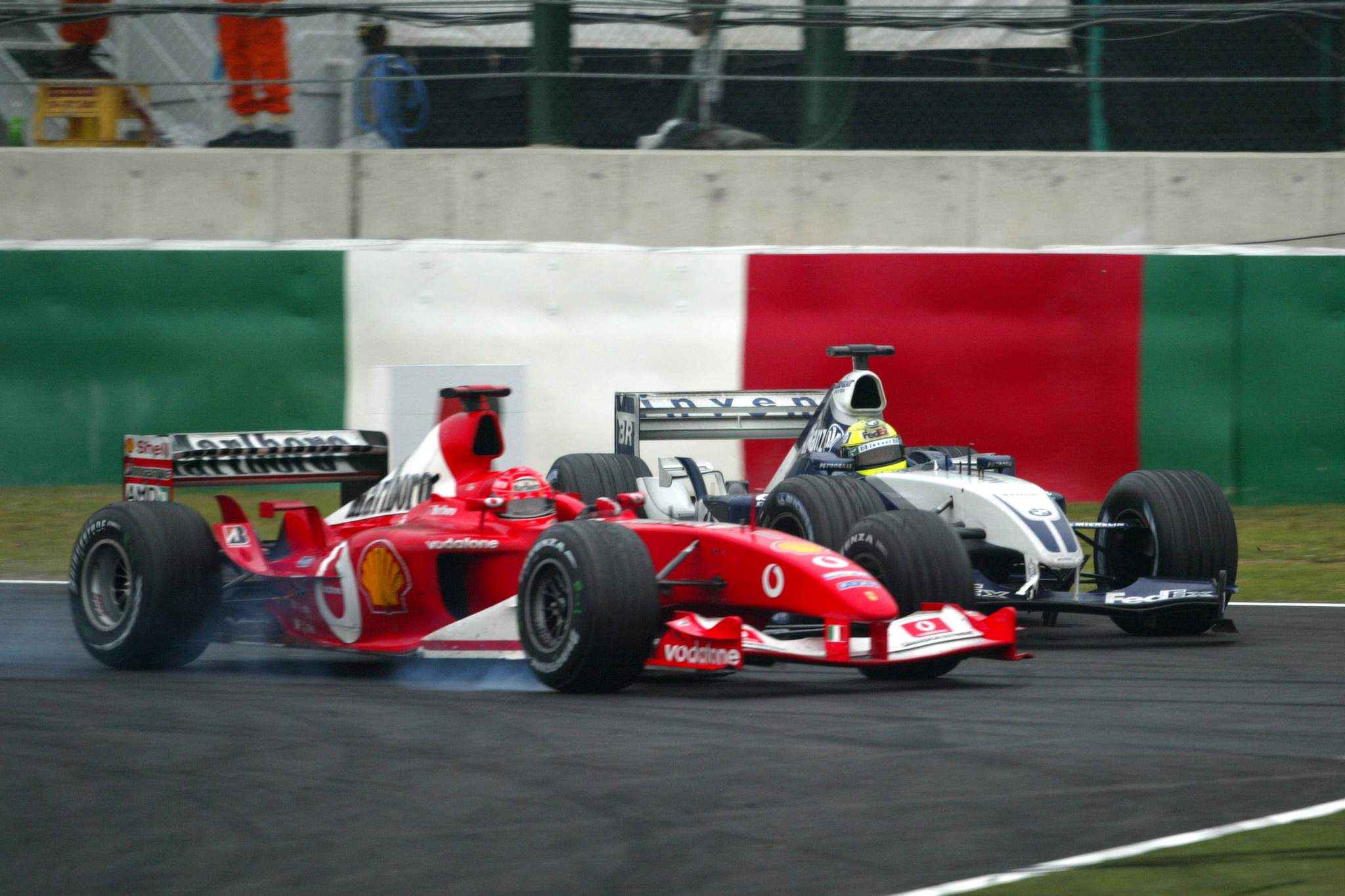 Michael Schumacher Ralf Schumacher Japanese Grand Prix 2003