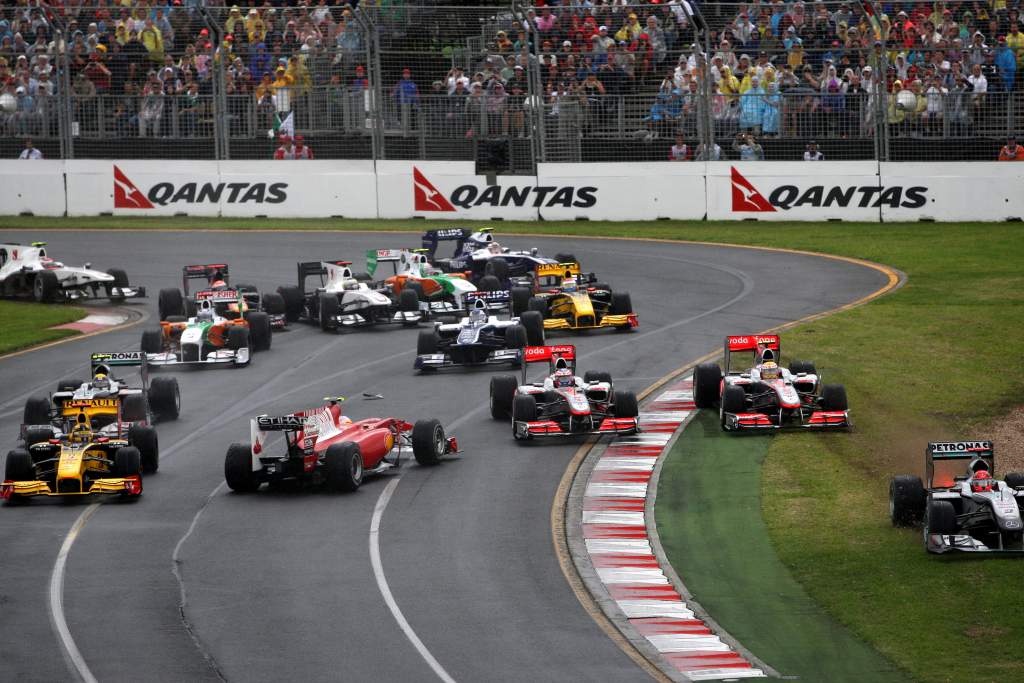 Australian Grand Prix start 2010