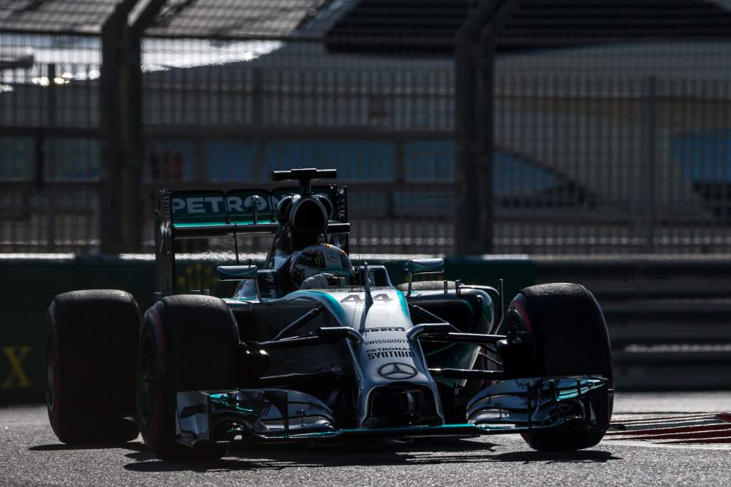 Lewis Hamilton Mercedes Abu Dhabi Grand Prix 2014