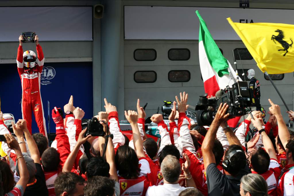 Sebastian Vettel wins Malaysian Grand Prix 2015