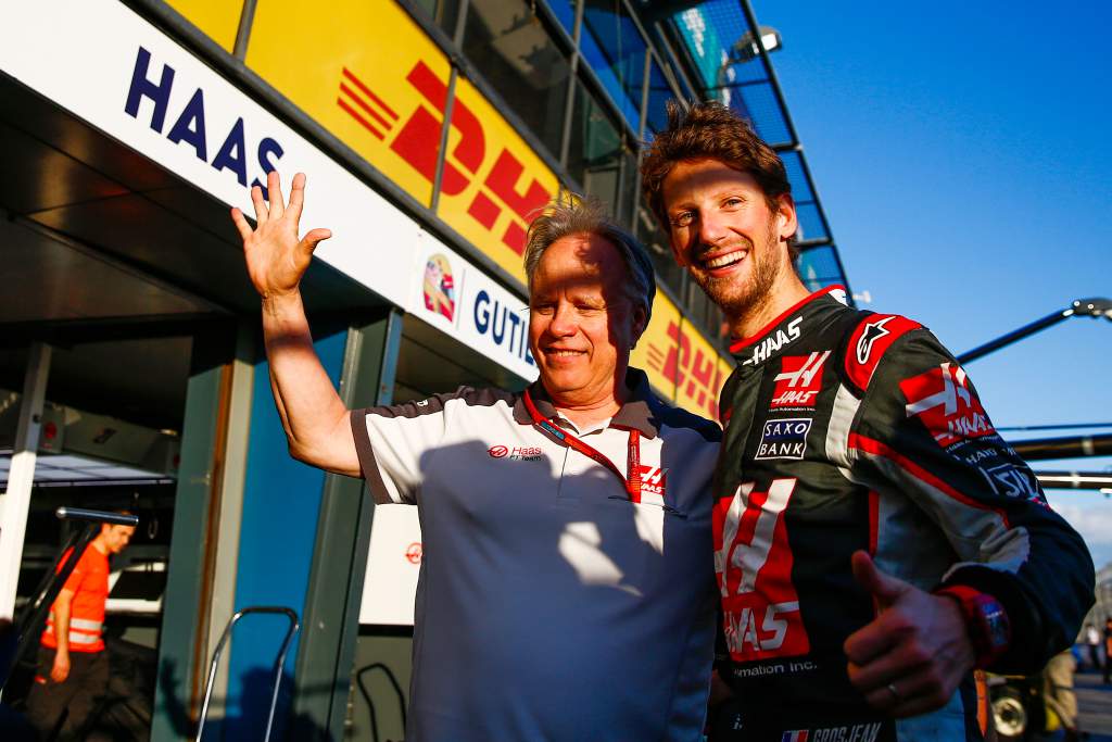 Romain Grosjean and Gene Haas