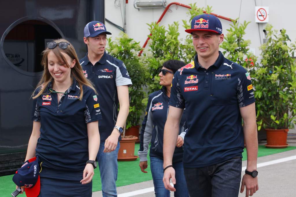 Daniil Kvyat Max Verstappen 2016