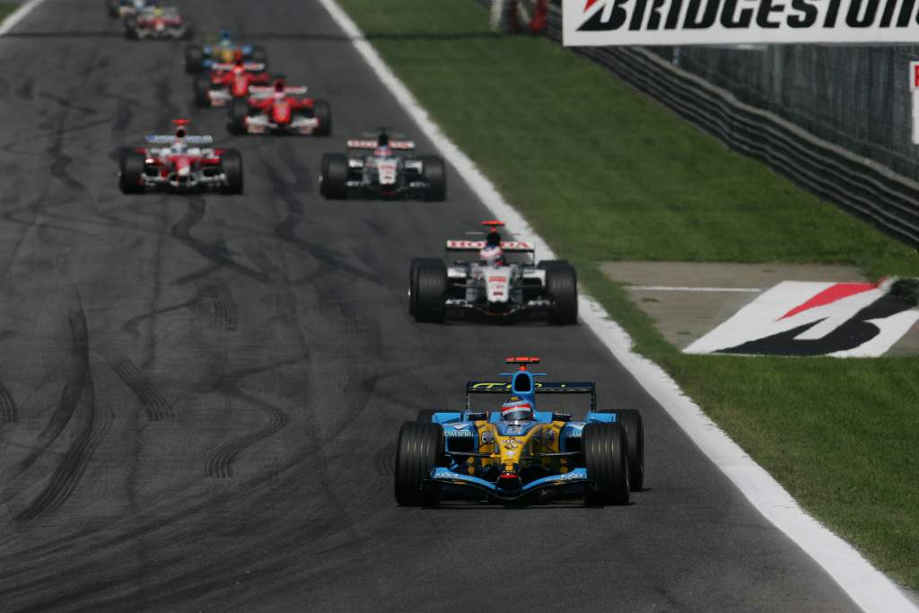 Fernando Alonso Renault Italian Grand Prix 2005 Monza