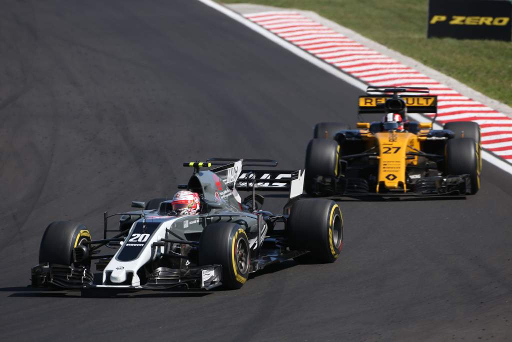 Kevin Magnussen Haas Nico Hulkenberg Renault Hungarian Grand Prix 2017