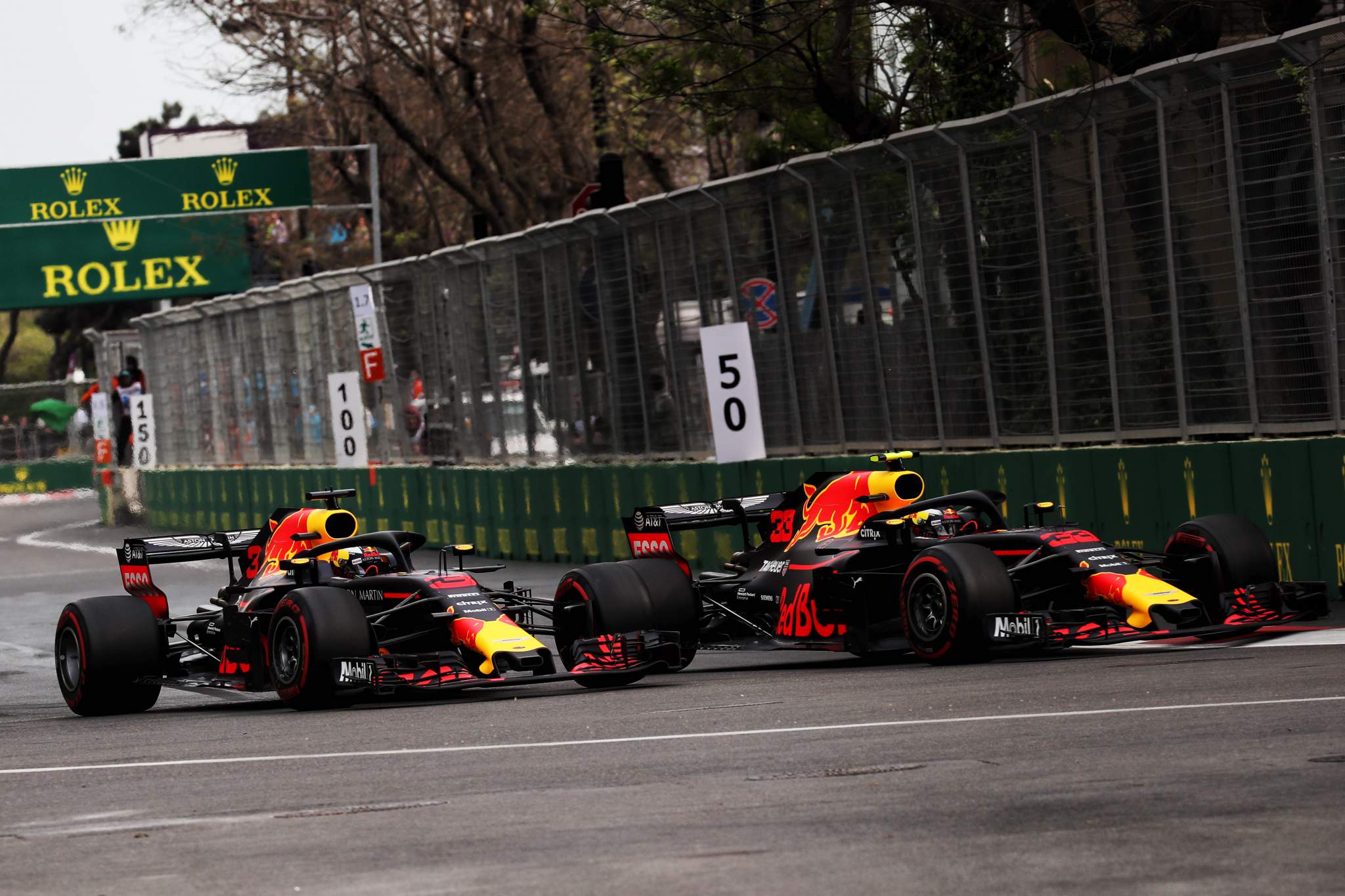 Daniel Ricciardo Max Verstappen Red Bull Baku 2018