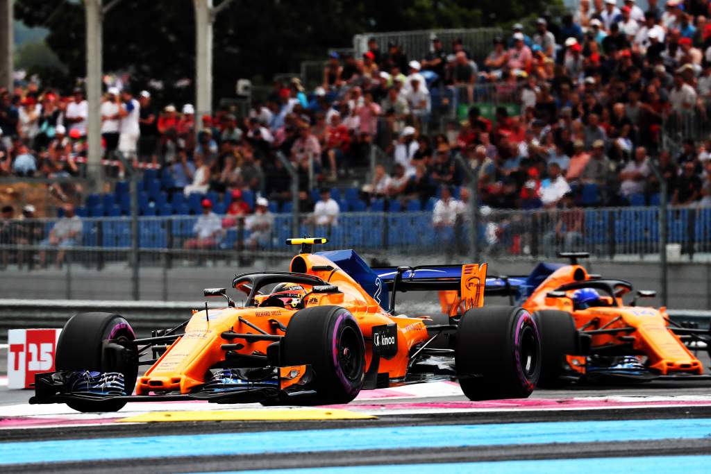 Fernando Alonso Stoffel Vandoorne F1 McLaren 2018