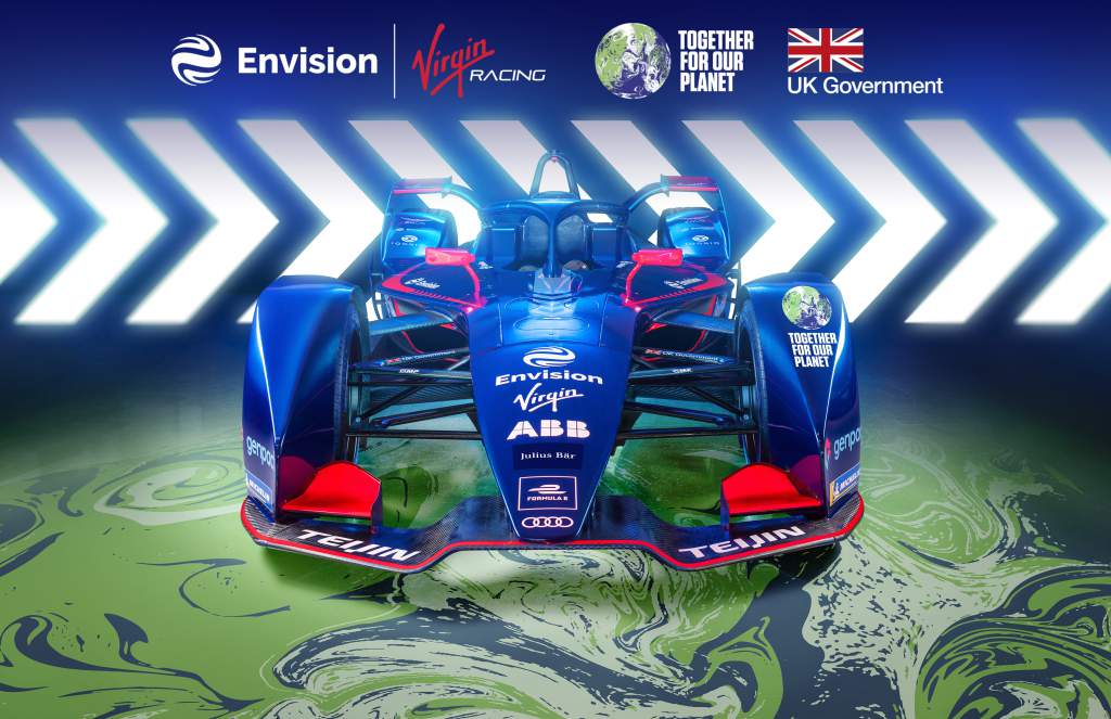 Envision Virgin UN COP26 Formula E car