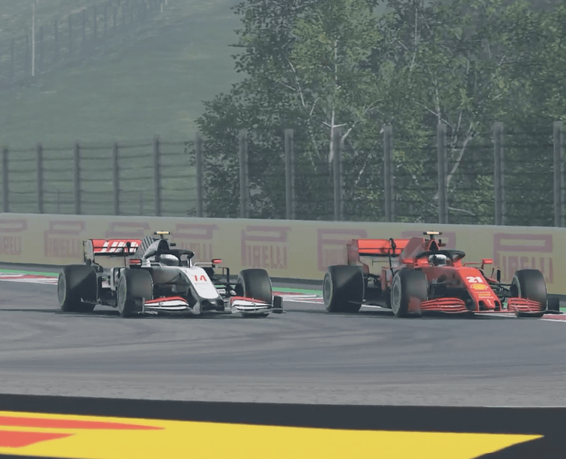 2021 F1 Virtual Gp R1 Enzo Fittipaldi And Leclerc Pic 1