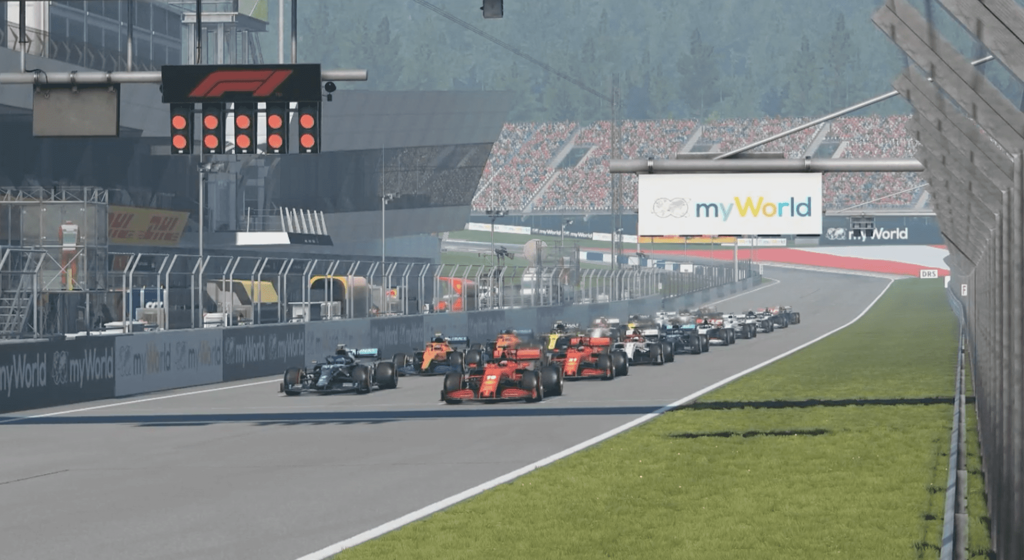 2021 F1 Virtual Gp R1 Race Start