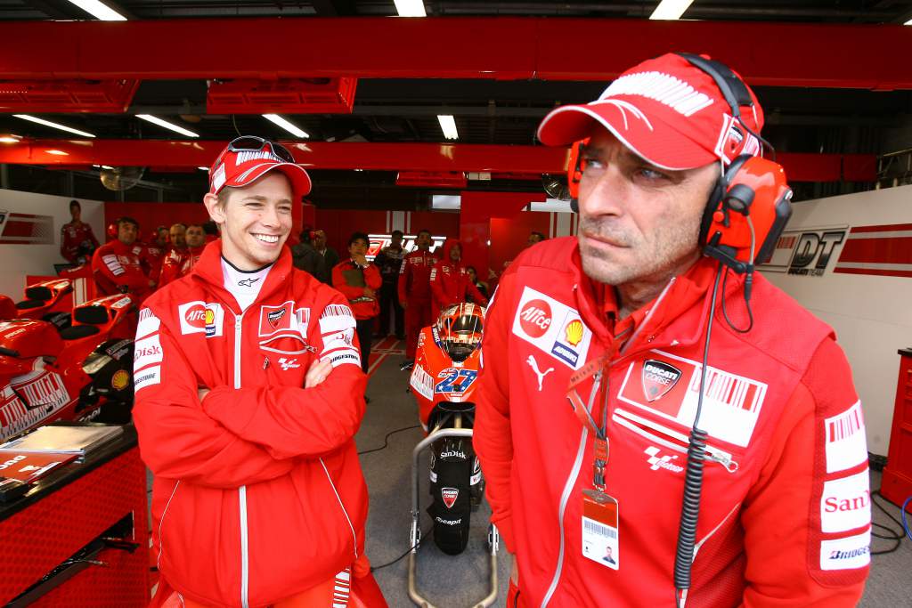 Casey Stoner and Livio Suppo 2009 Ducati MotoGP