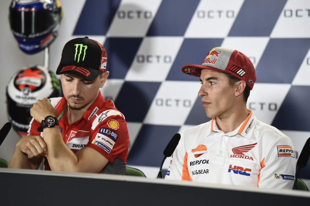 Jorge Lorenzo Marc Marquez MotoGP 