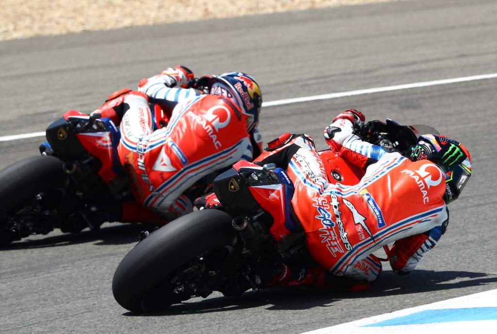 Francesco Bagnaia, Jack Miller Pramac Ducati Aragon MotoGP 2020