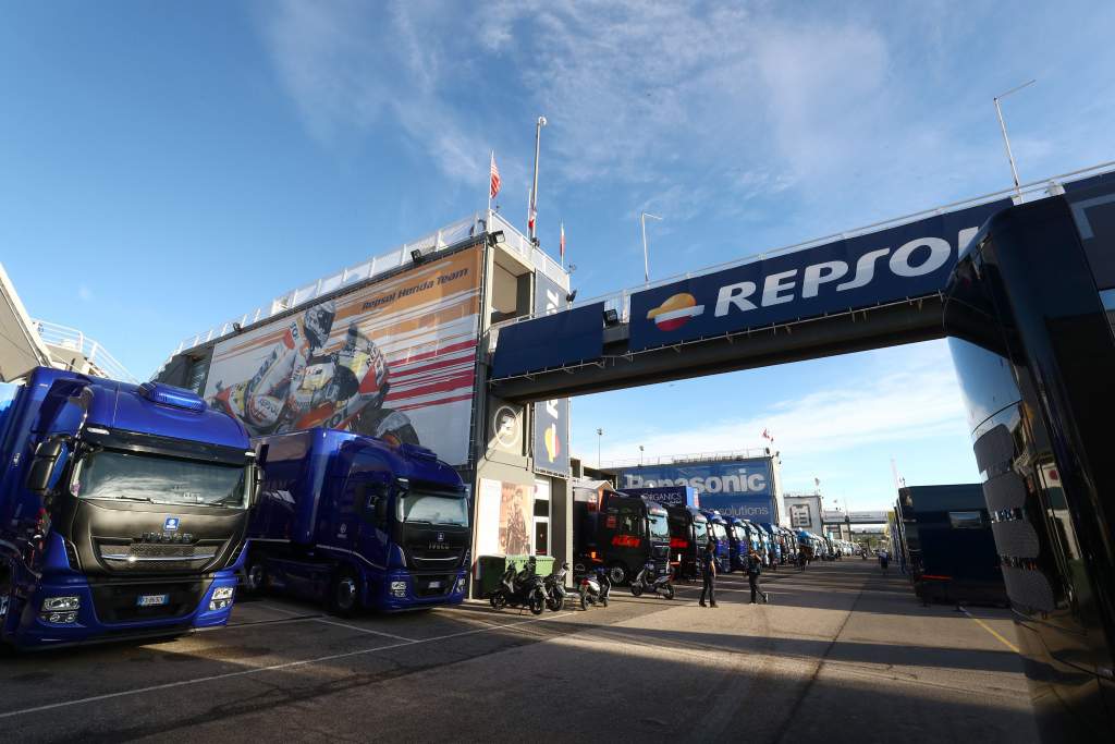 MotoGP paddock