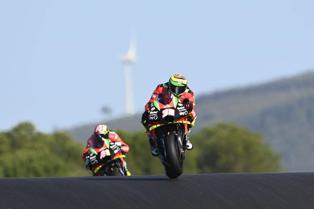 Lorenzo Savadori Aleix Espargaro Aprilia MotoGP