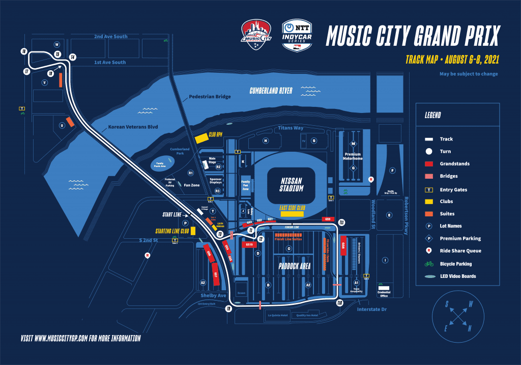 Nashville IndyCar circuit