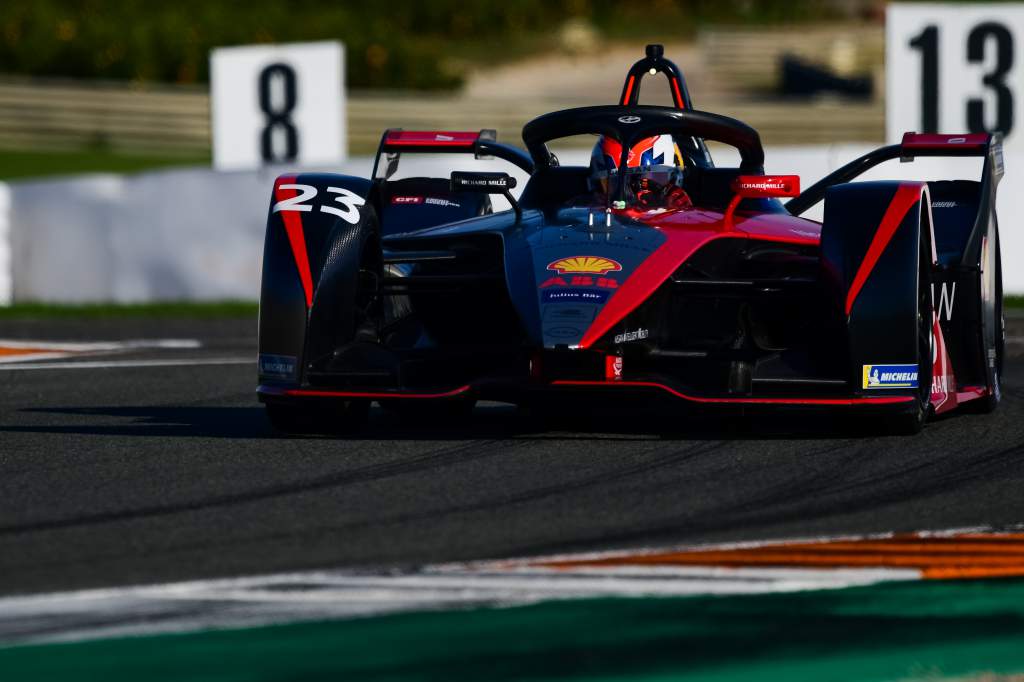 Sebastien Buemi Nissan Formula E testing