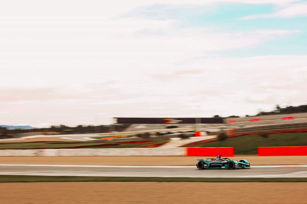 Mitch Evans Jaguar Valencia Formula E test 2020