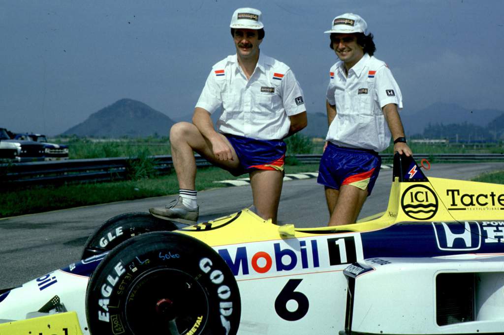 Nigel Mansell Nelson Piquet Williams F1 1986