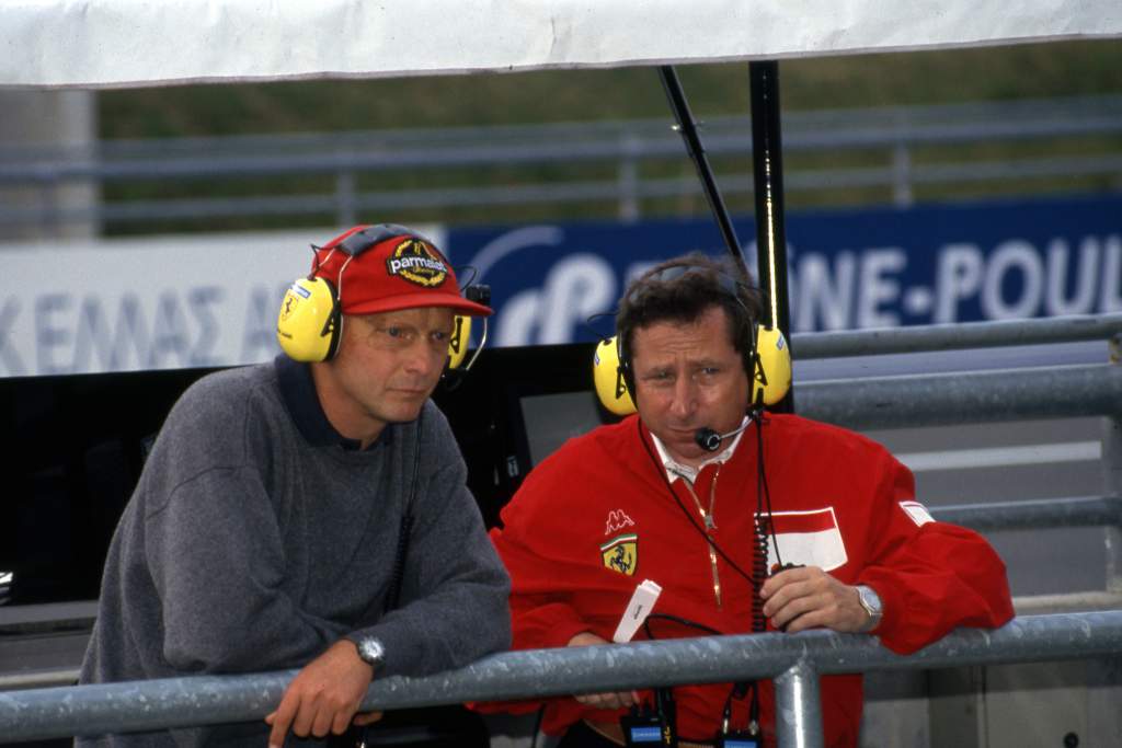 Niki Lauda Jean Todt 1993