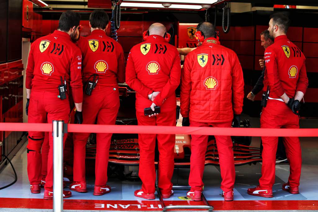 Ferrari F1 garage 2020