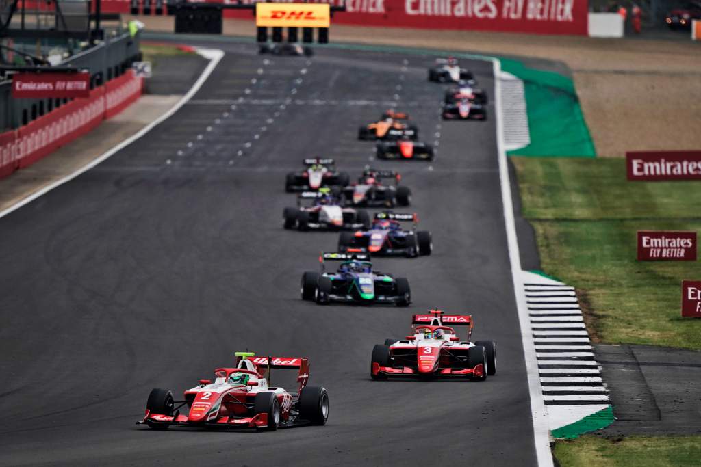 Motor Racing Fia Formula 3 Championship Sunday Silverstone, England