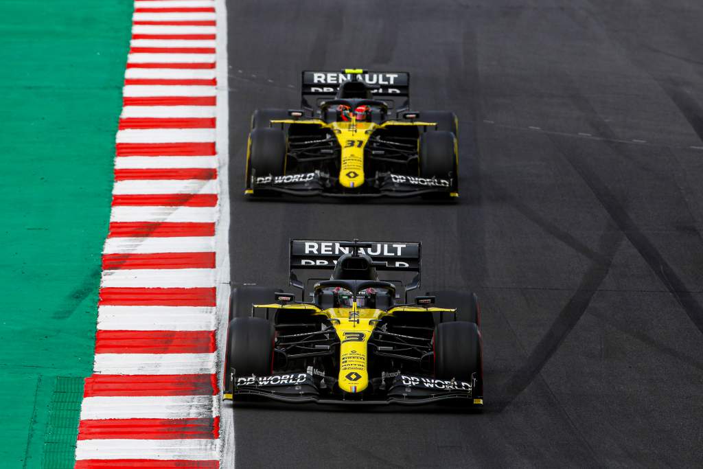 Daniel Ricciardo Esteban Ocon Renault Portuguese Grand Prix 2020