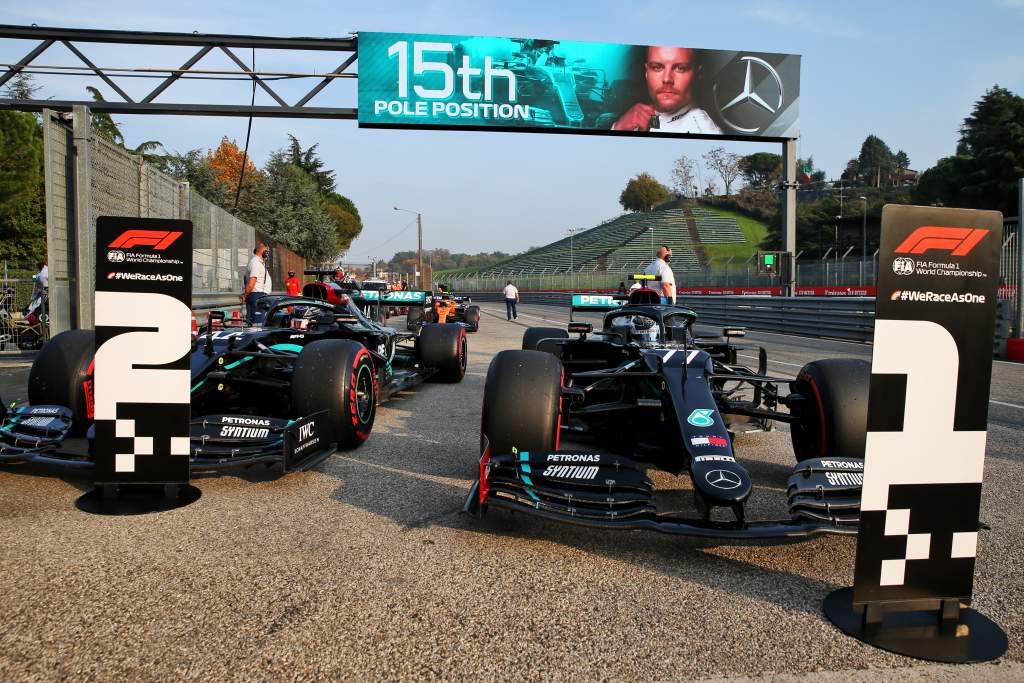 Motor Racing Formula One World Championship Emilia Romagna Grand Prix Qualifying Day Imola, Italy