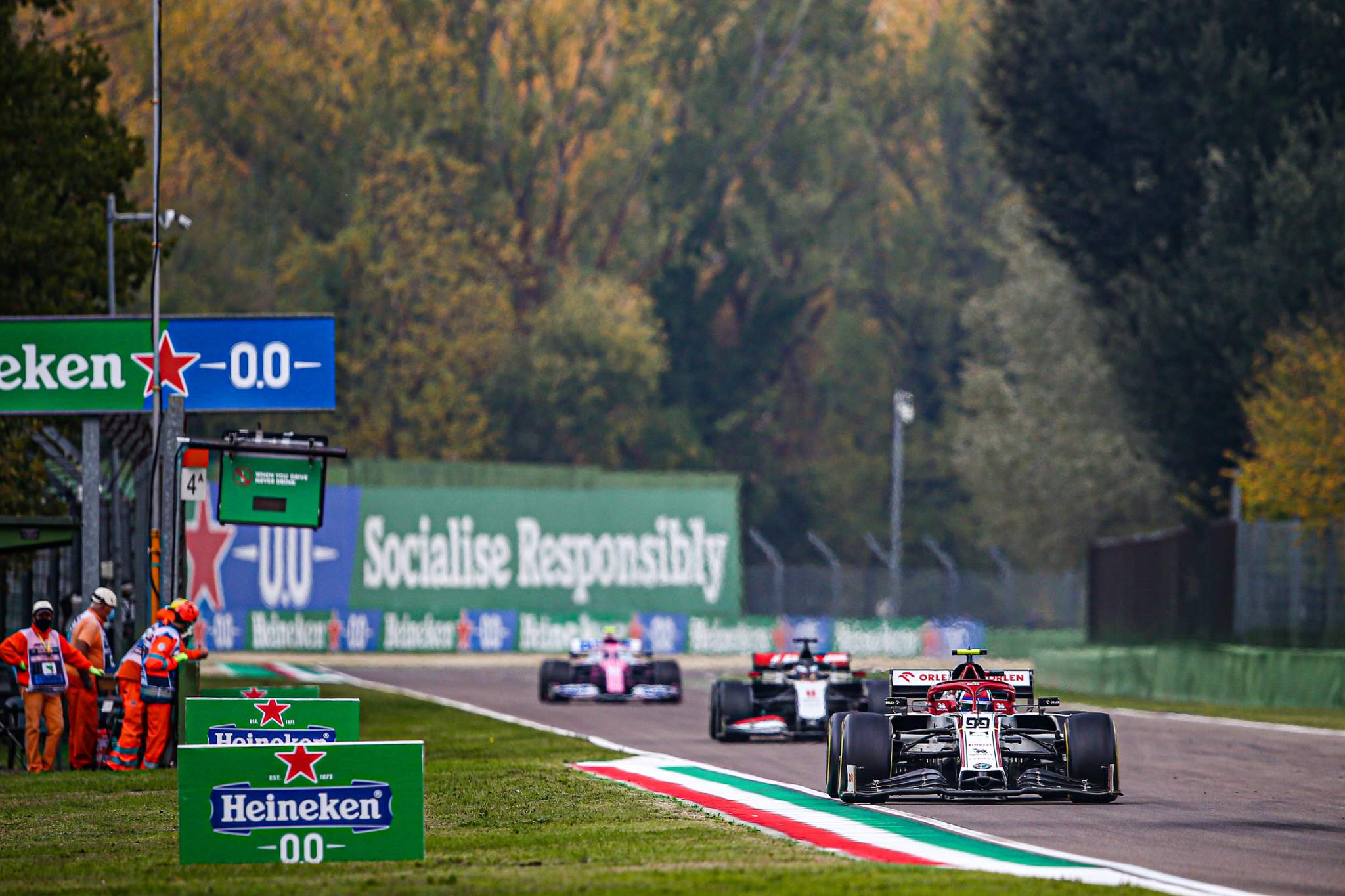 Motor Racing Formula One World Championship Emilia Romagna Grand Prix Race Day Imola, Italy