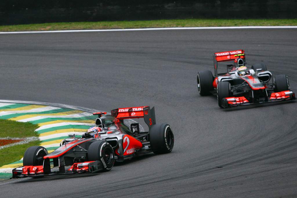 Jenson Button Lewis Hamilton McLaren F1 2012