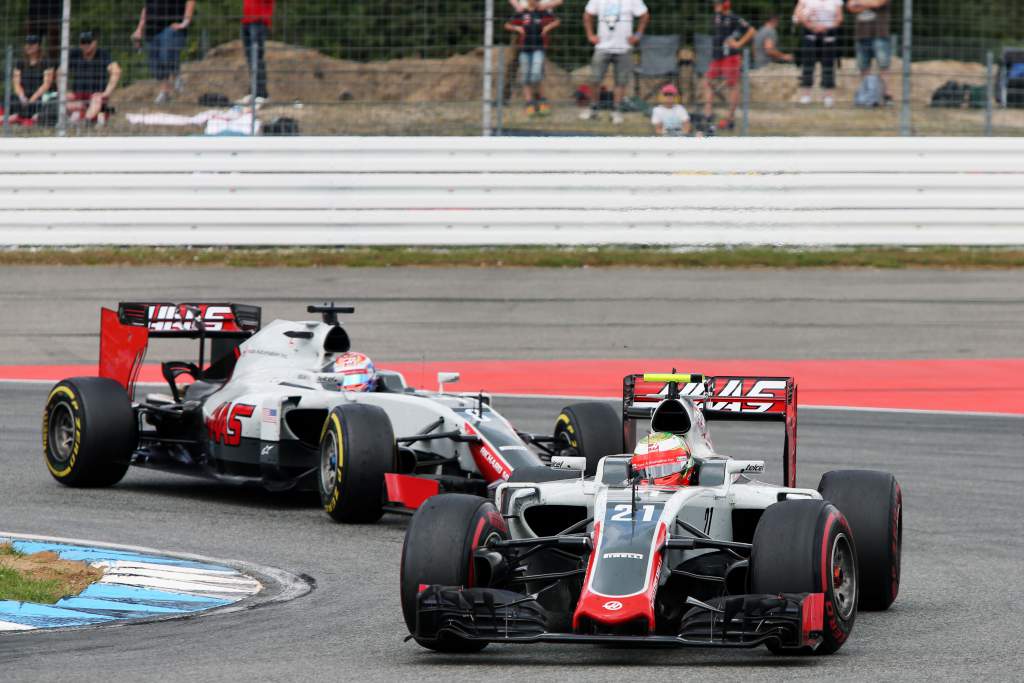 Esteban Gutierrez Romain Grosjean Haas F1