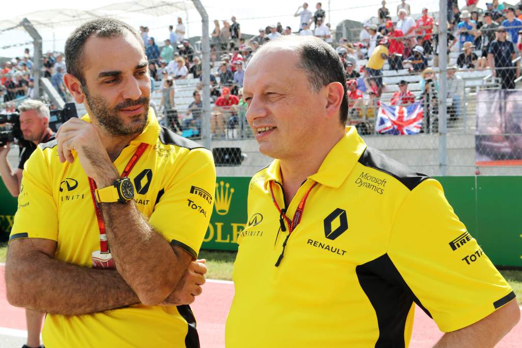 Cyril Abiteboul Frederic Vasseur Renault F1