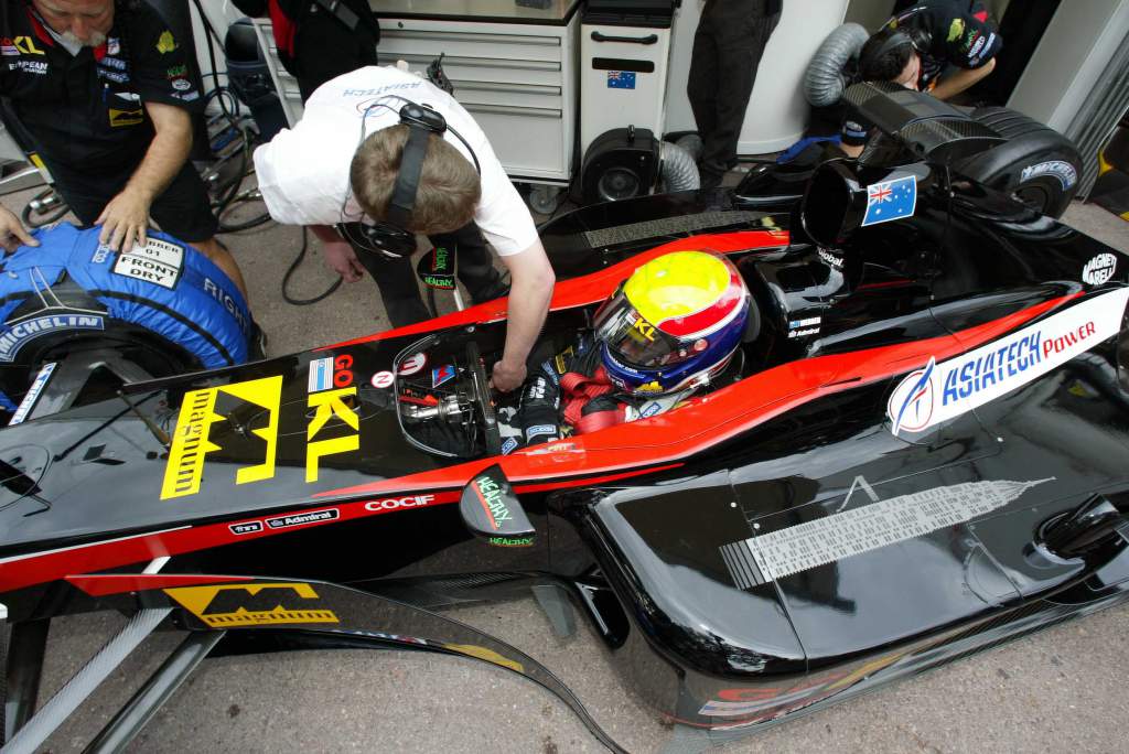 Mark Webber Minardi Monaco Grand Prix 2002