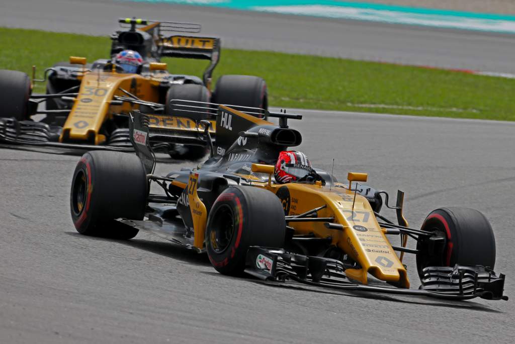 Nico Hulkenberg Jolyon Palmer Renault F1